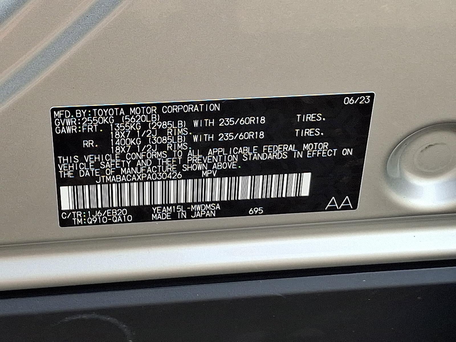 2023 Toyota bZ4X XLE AWD (Natl)