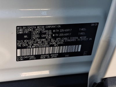 2025 Toyota RAV4 Hybrid LE AWD (Natl)