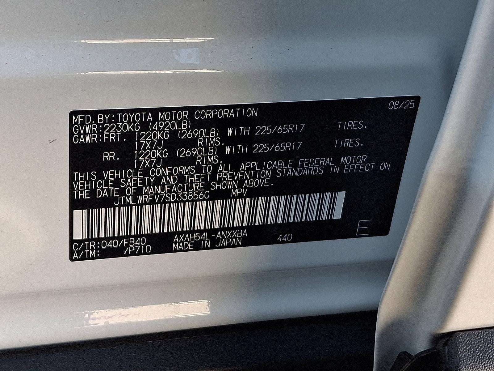 2025 Toyota RAV4 Hybrid LE AWD (Natl)