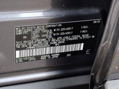 2025 Toyota RAV4 Hybrid XLE AWD (Natl)