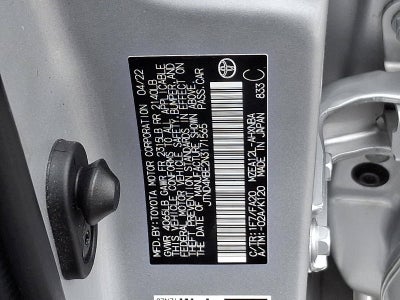 2022 Toyota Corolla Hatchback SE CVT (Natl)