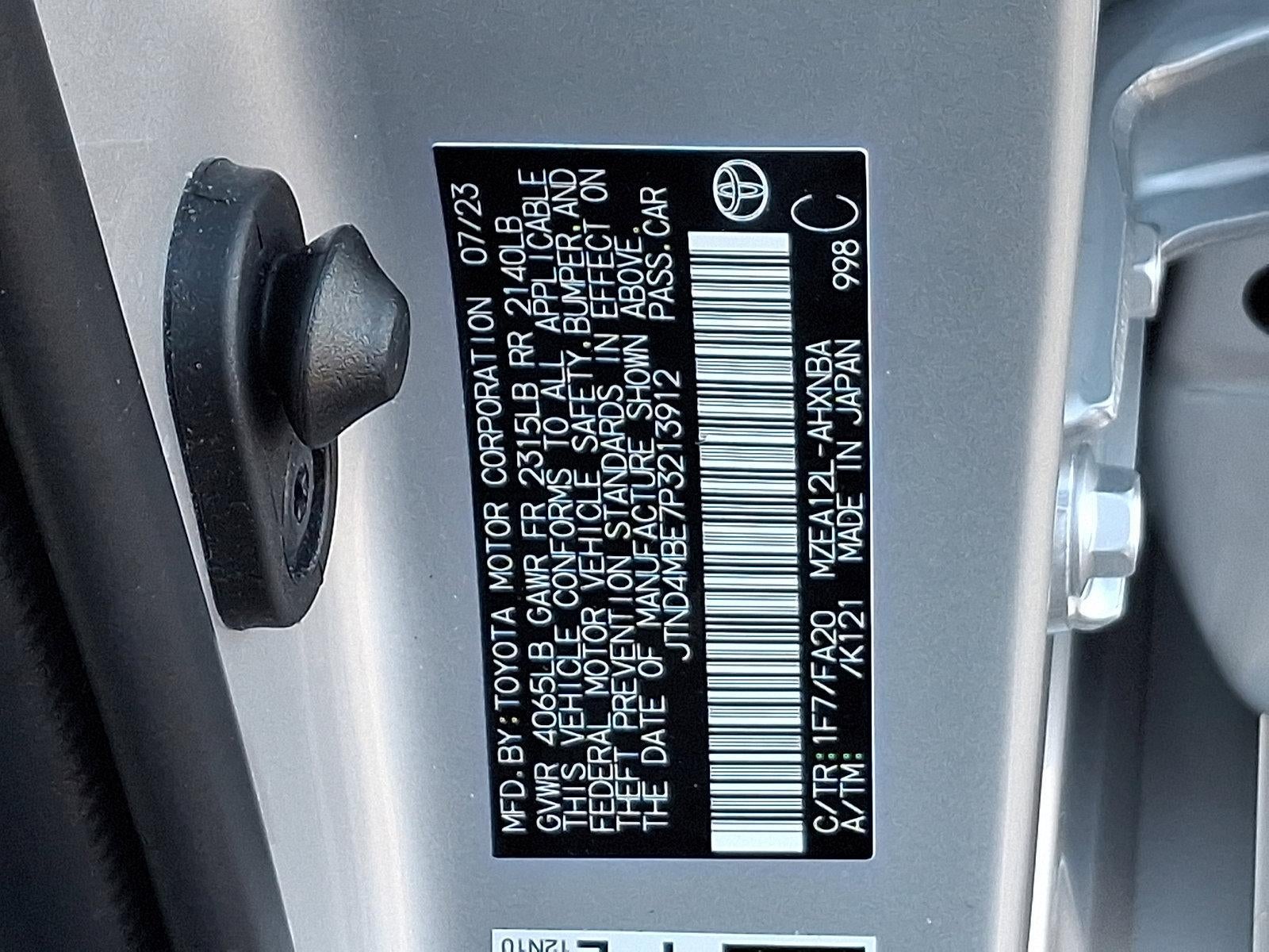 2023 Toyota Corolla Hatchback SE CVT (Natl)