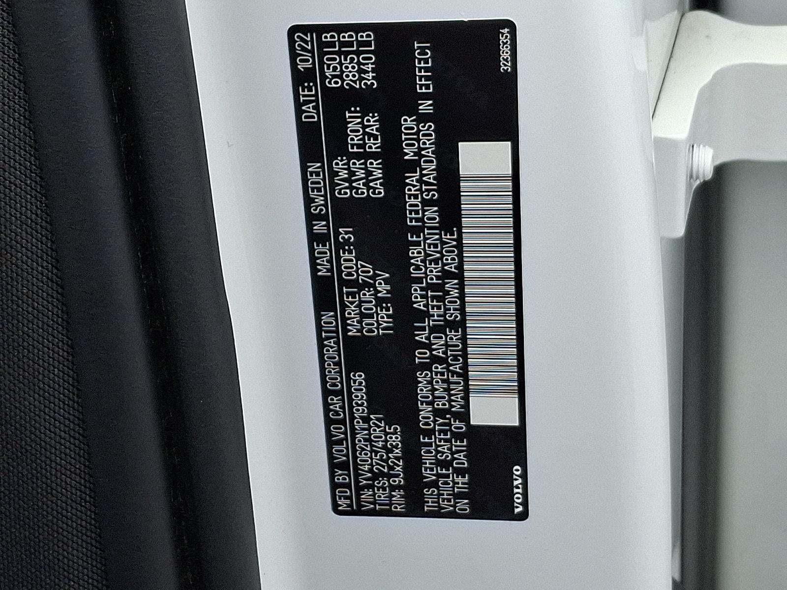 2023 Volvo XC90 B6 AWD Plus 7P