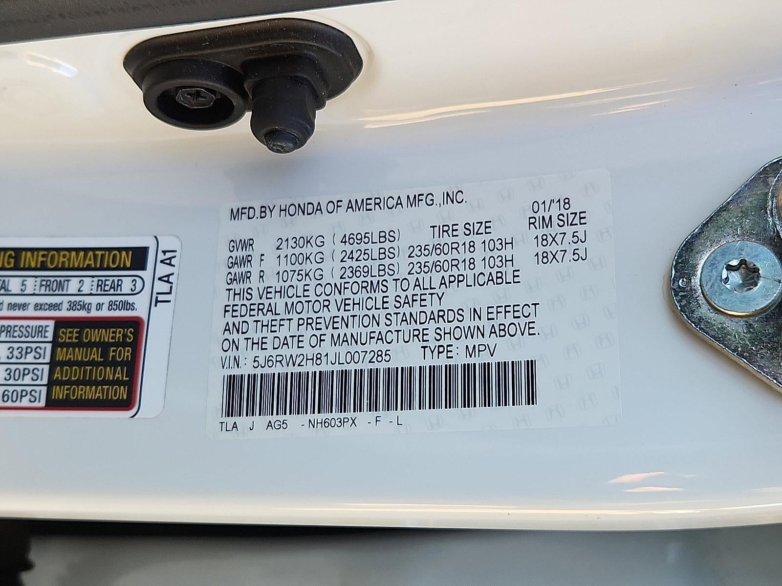 2018 Honda CR-V EX-L AWD