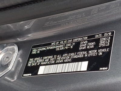 2019 Volvo S90 T6 AWD Inscription