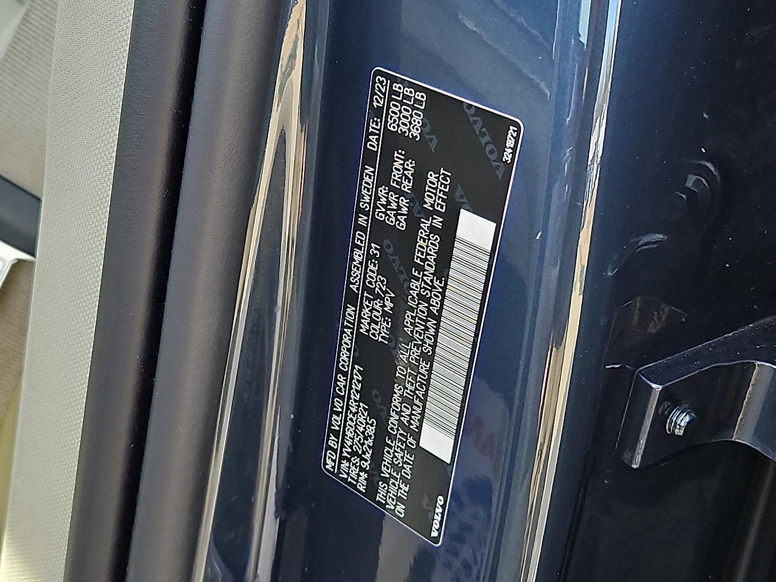 2024 Volvo XC90 Recharge Plug-In Hybrid T8 eAWD PHEV Plus Bright Theme 7P