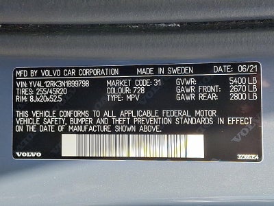 2022 Volvo XC60 B5 AWD Momentum