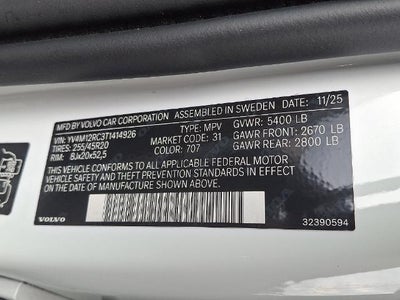 2026 Volvo XC60 B5 AWD Plus