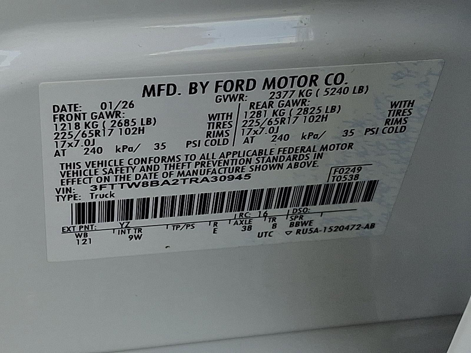 2026 Ford Maverick XL AWD SuperCrew
