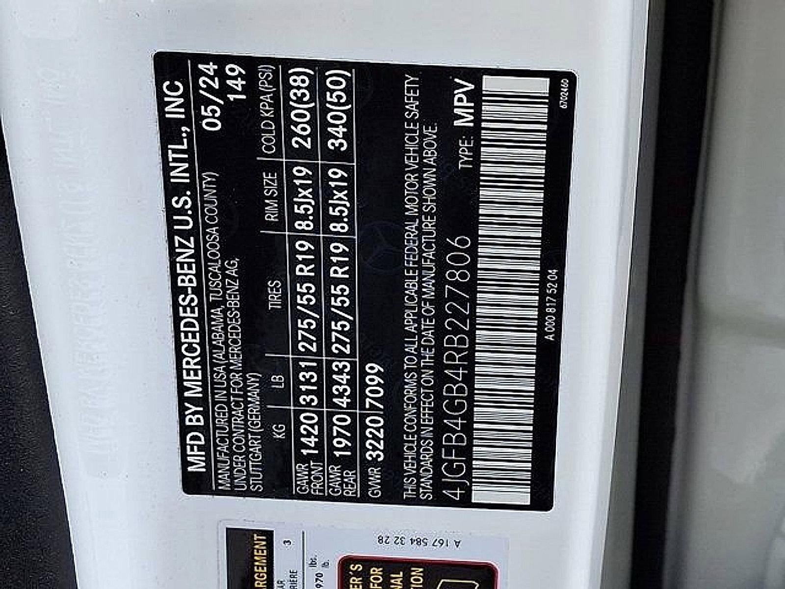 2024 Mercedes-Benz GLE GLE 450e Plug-In Hybrid 4MATIC® SUV