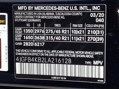 2020 Mercedes-Benz GLE GLE 350 4MATIC® SUV