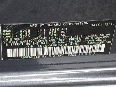 2018 Subaru Impreza 2.0i Premium 4-door CVT