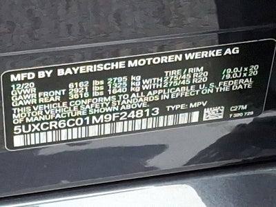 2021 BMW X5 xDrive40i Sports Activity Vehicle