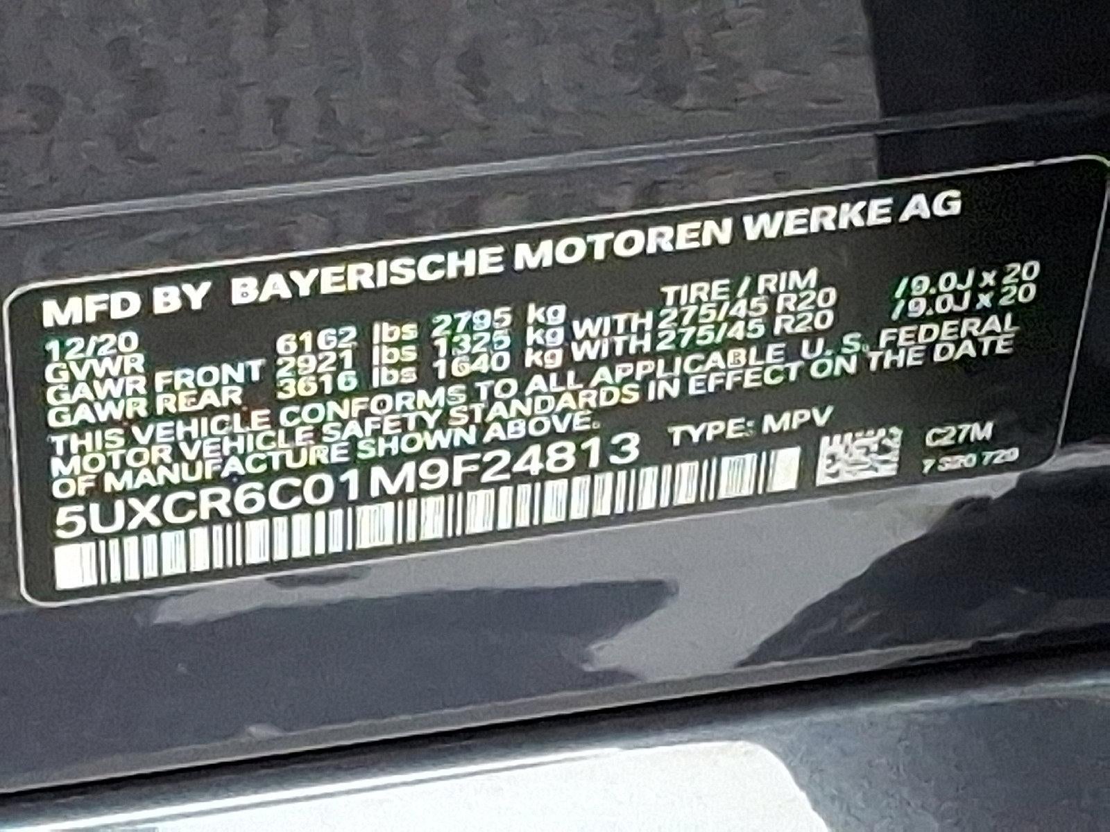 2021 BMW X5 xDrive40i Sports Activity Vehicle