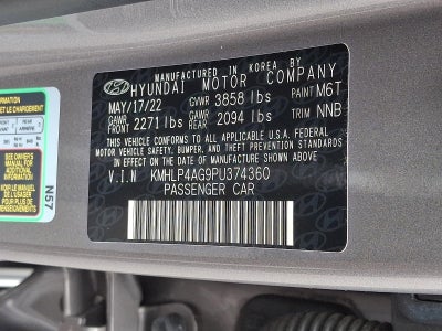 2023 Hyundai ELANTRA Limited IVT