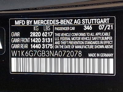 2022 Mercedes-Benz S-Class S 580 4MATIC® Sedan