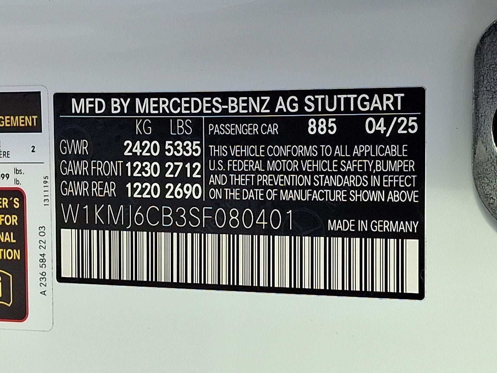 2025 Mercedes-Benz CLE AMG® CLE 53 4MATIC®+ Coupe