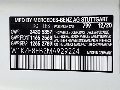 2021 Mercedes-Benz E-Class E 350 4MATIC® Sedan