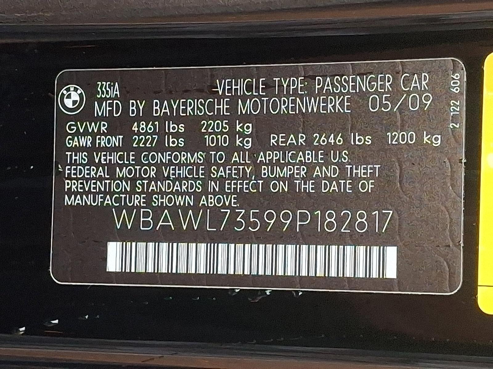 2009 BMW 335i Convertible