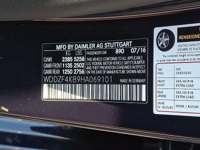 2017 Mercedes-Benz E-Class E 300 Luxury 4MATIC® Sedan