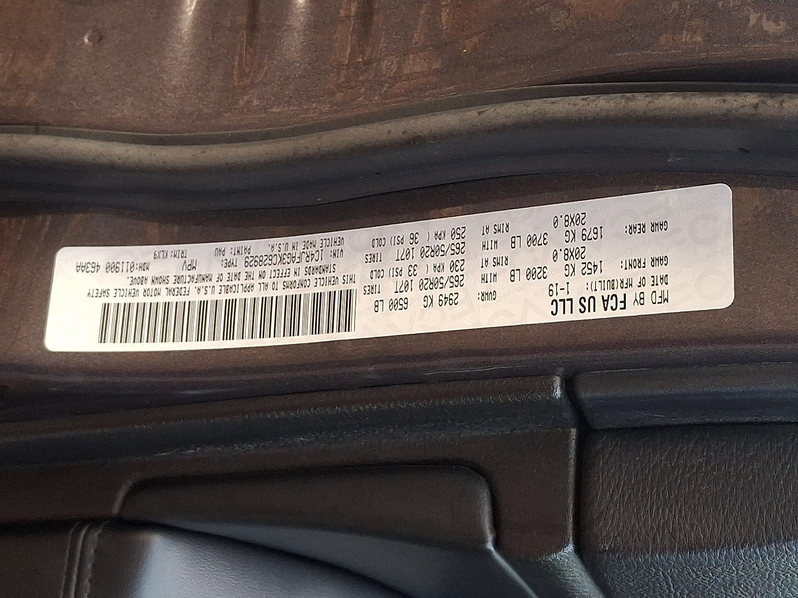 2019 Jeep Grand Cherokee Altitude 4x4