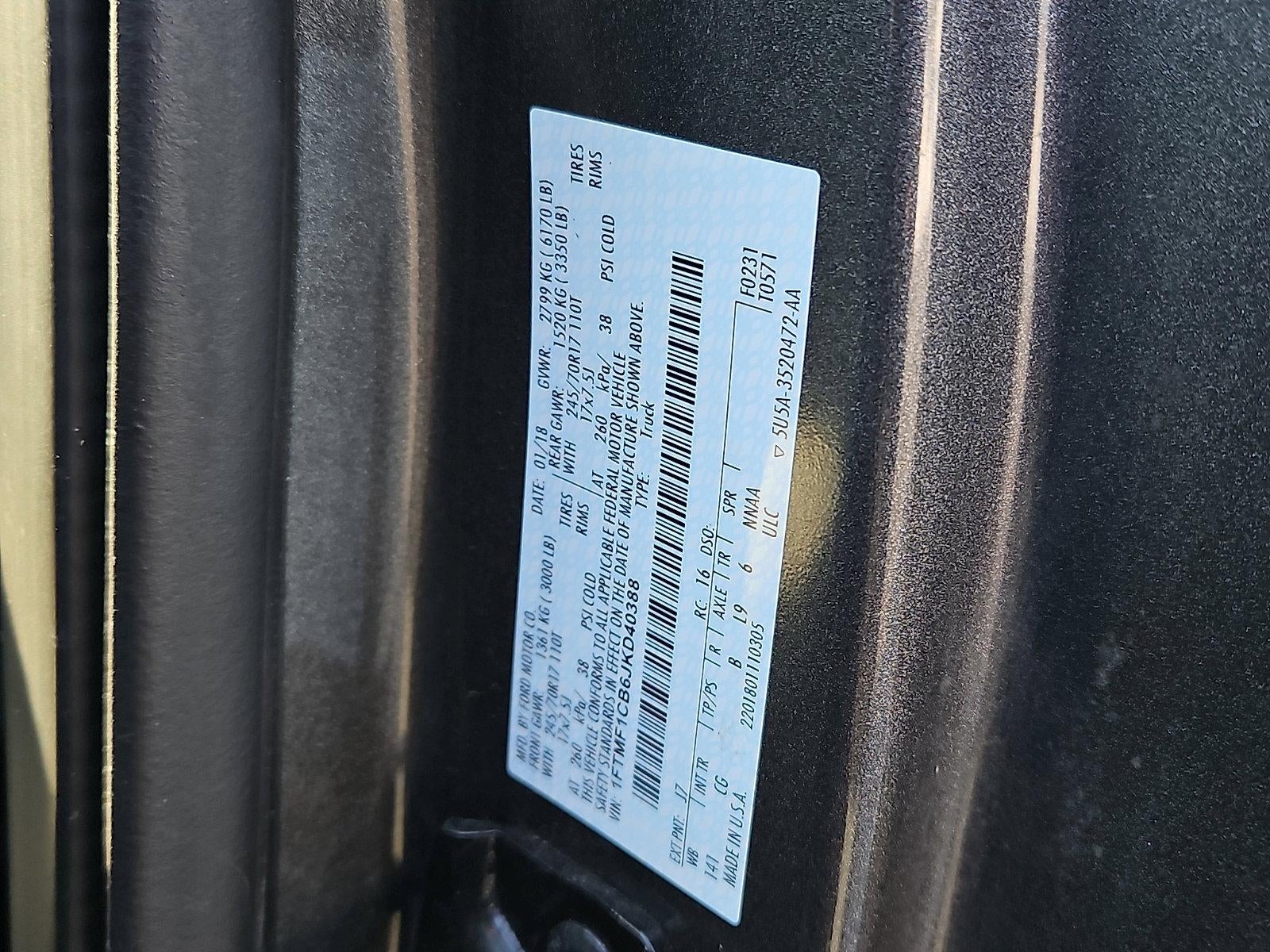 2018 Ford F-150 XL 2WD Reg Cab 6.5' Box