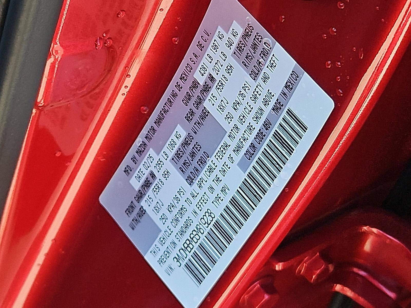 2025 Mazda Mazda CX-30 2.5 S Select Sport AWD