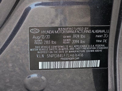 2020 Hyundai ELANTRA Limited IVT