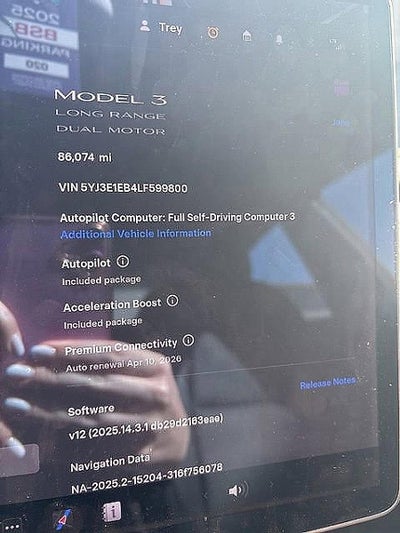 2020 Tesla Model 3 Long Range AWD