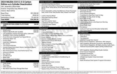 2024 Mazda Mazda CX-5 2.5 S Carbon Edition AWD