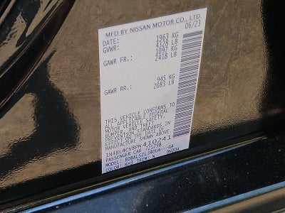 2023 Nissan Altima SR