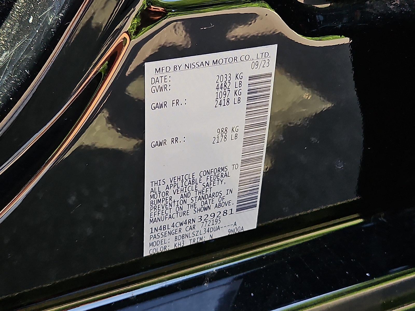 2024 Nissan Altima SR