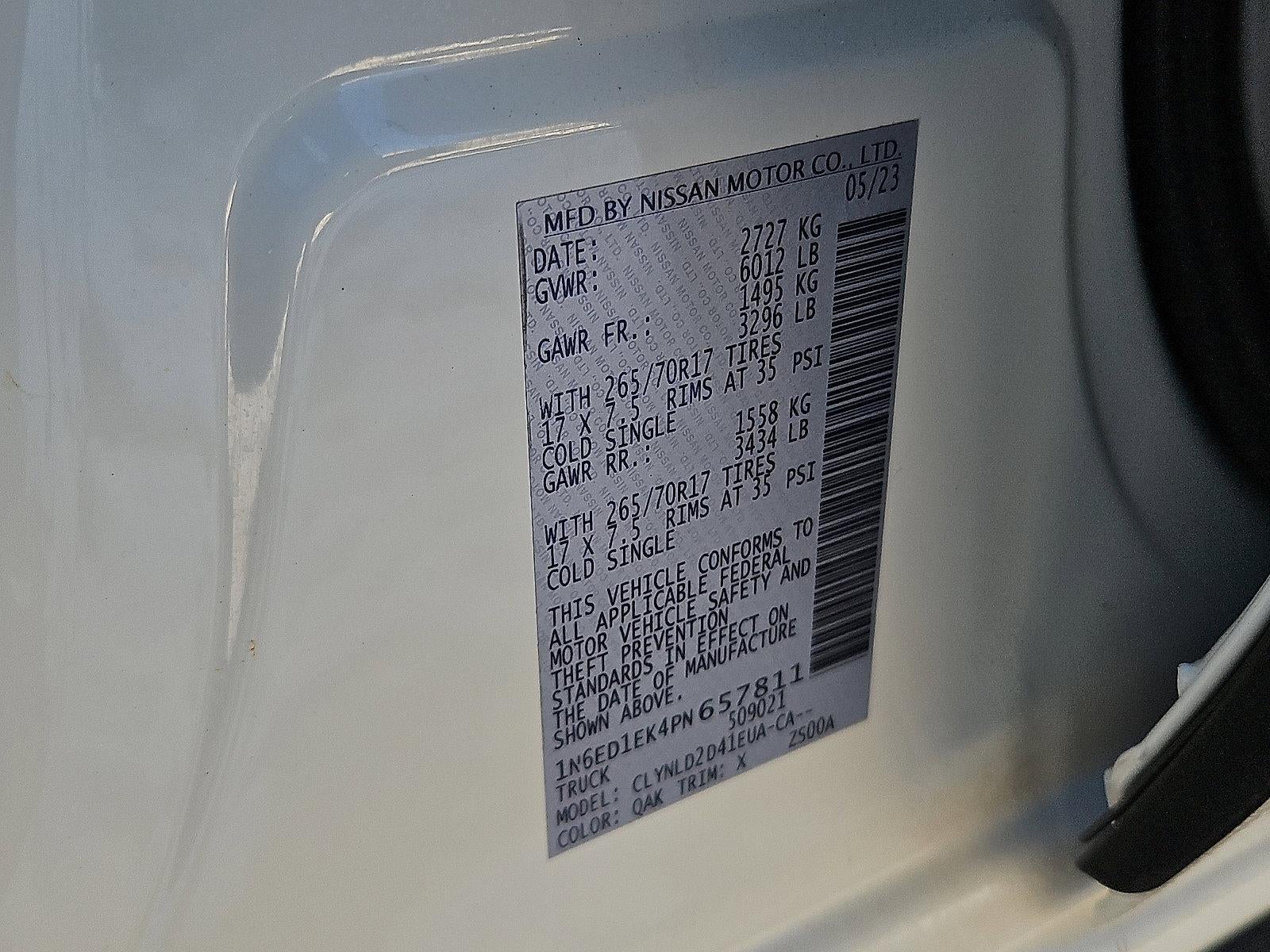 2023 Nissan Frontier Crew Cab PRO-4X®