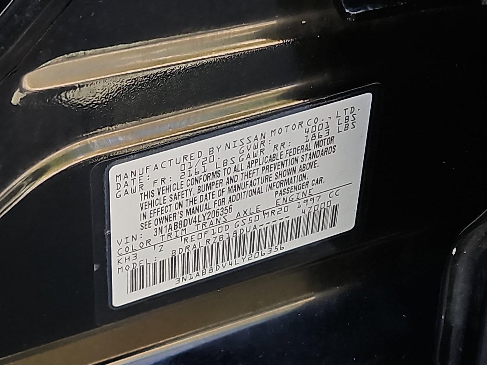 2020 Nissan Sentra SR