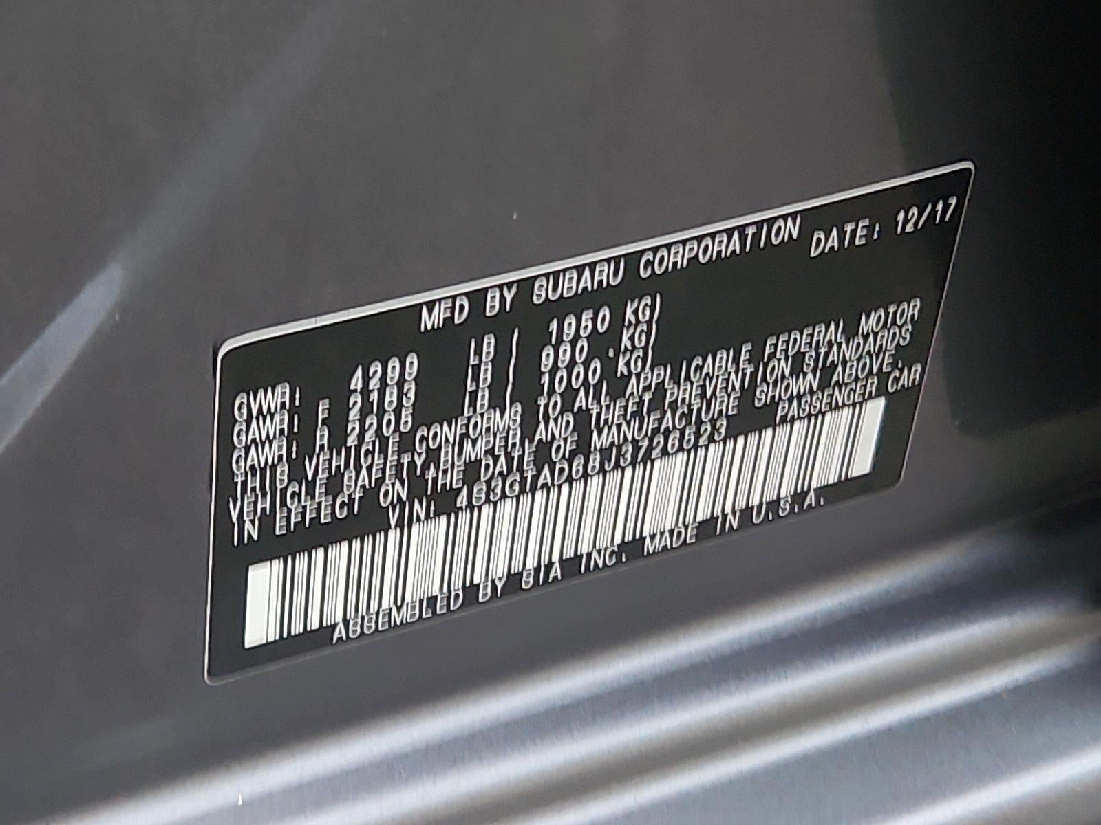 2018 Subaru Impreza 2.0i Premium 5-door CVT