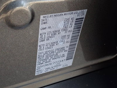 2019 Nissan Rogue SV