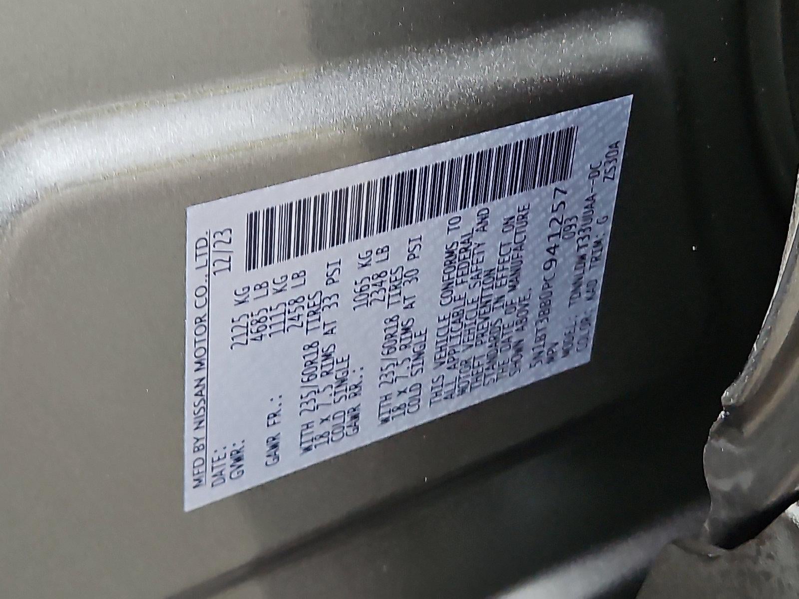 2023 Nissan Rogue SV