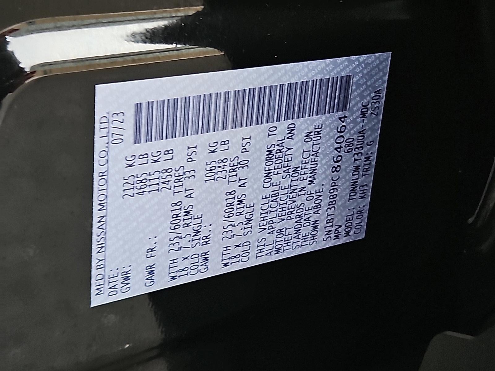 2023 Nissan Rogue SV