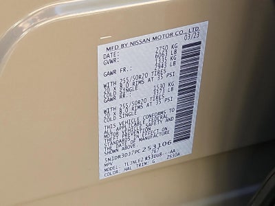 2023 Nissan Pathfinder Platinum