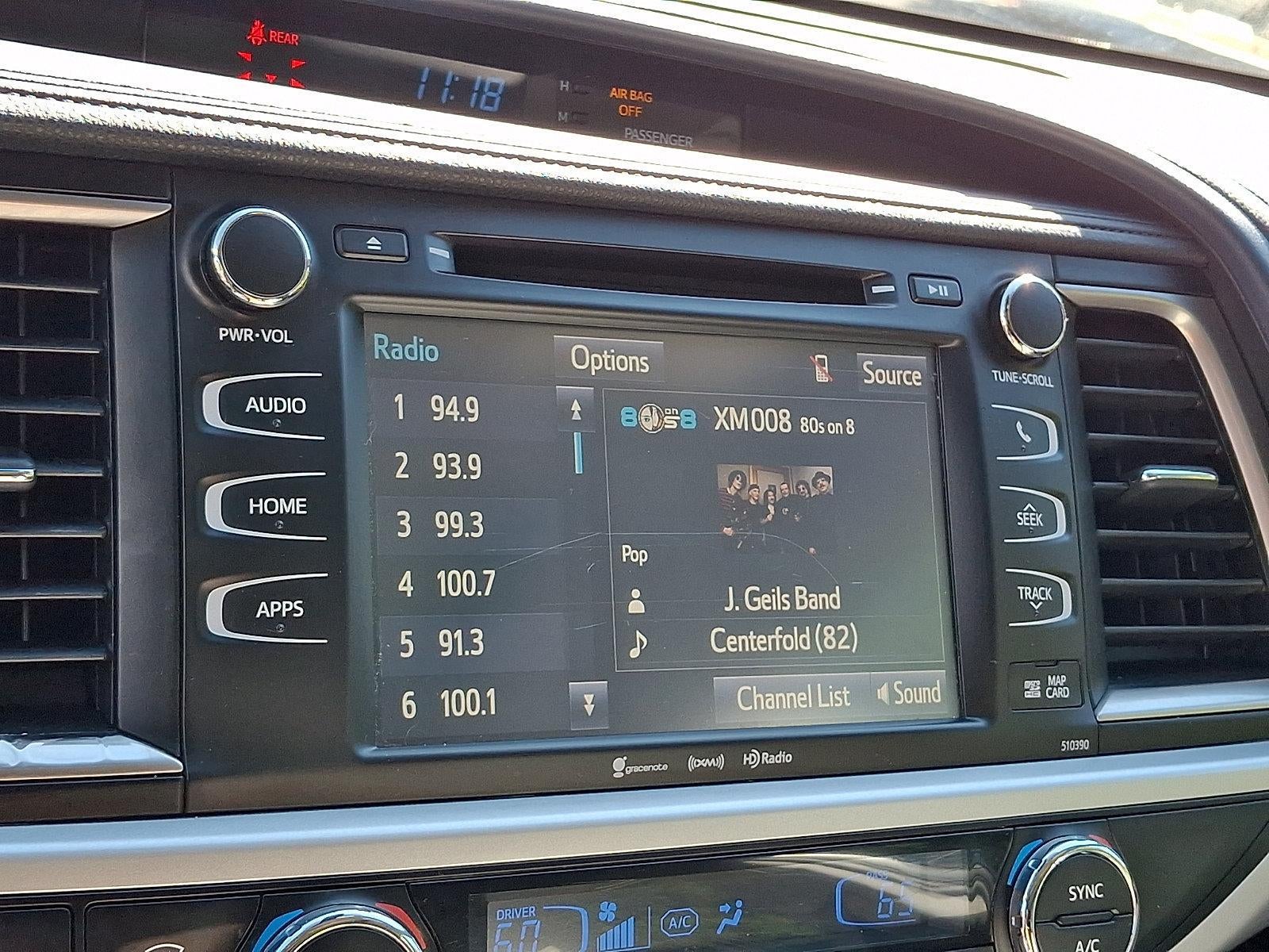 2019 Toyota Highlander XLE V6 FWD (Natl)