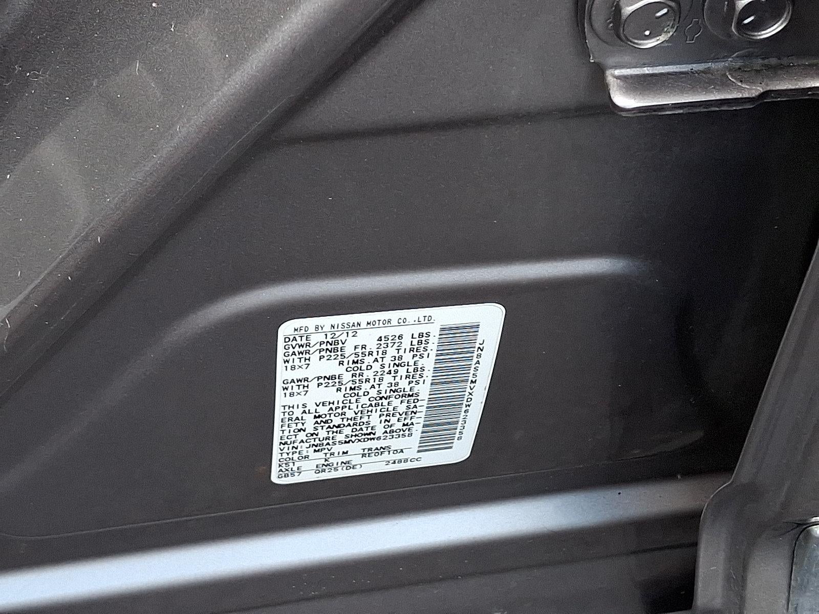 2013 Nissan Rogue AWD 4dr SL