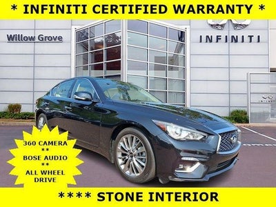 2023 INFINITI Q50 LUXE AWD