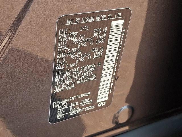 2023 INFINITI QX80 PREMIUM SELECT AWD