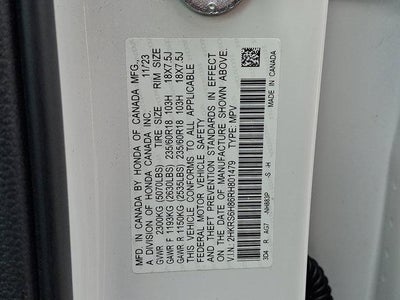 2024 Honda CR-V Hybrid Sport-L AWD