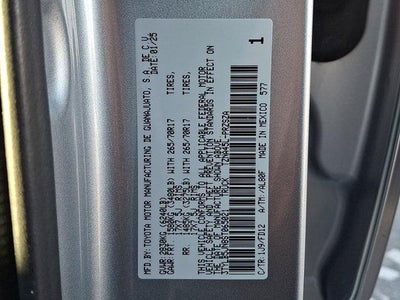 2025 Toyota Tacoma 4WD 4WD SR Double Cab 5' Bed AT (GS)