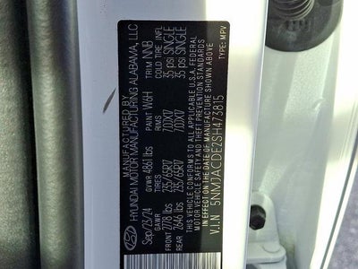 2025 Hyundai TUCSON SE AWD