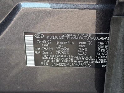 2023 Hyundai SANTA FE SEL AWD