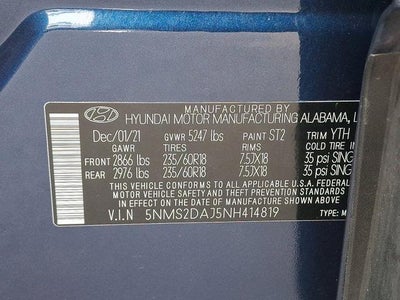 2022 Hyundai SANTA FE SEL AWD
