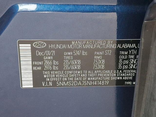 2022 Hyundai SANTA FE SEL AWD