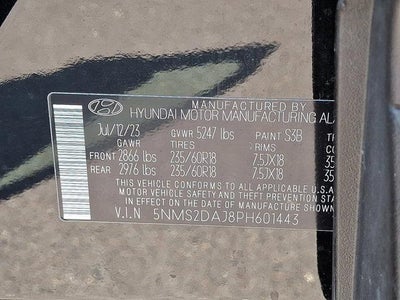 2023 Hyundai SANTA FE SEL AWD